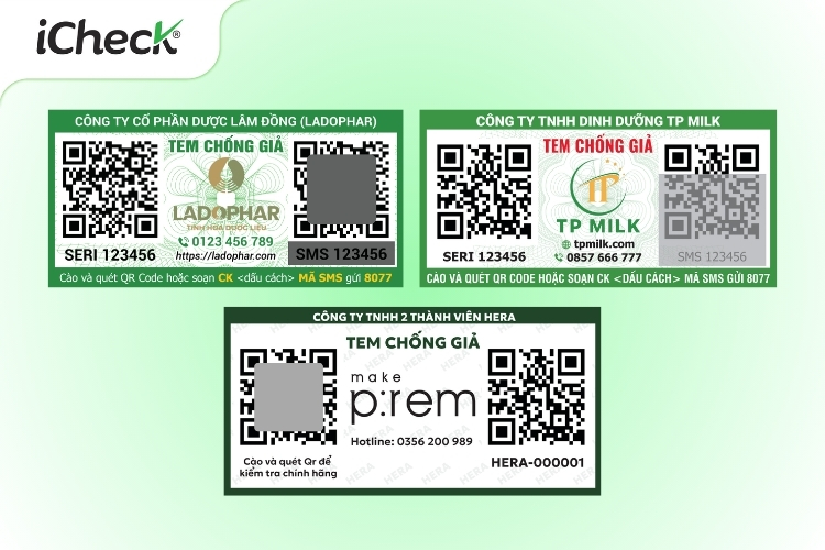 Một số loại tem chống giả dùng trong ngành dược phẩm, thực phẩm và mỹ phẩm