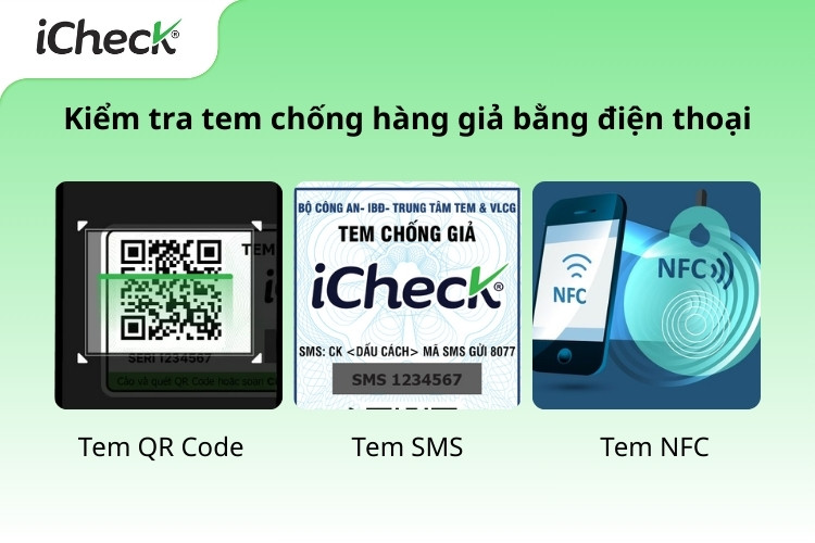 cách kiểm tra tem chống hàng giả bằng điện thoại
