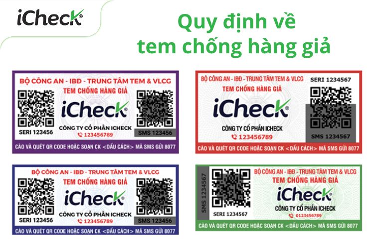 quy định về tem chống hàng giả