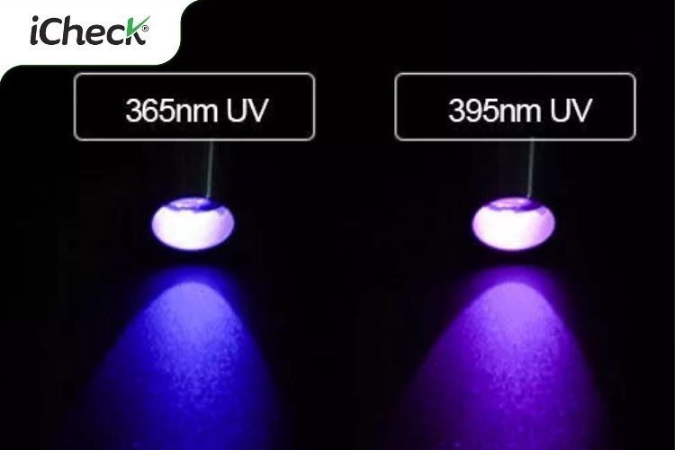 Hình ảnh so sánh 2 loại đèn UV