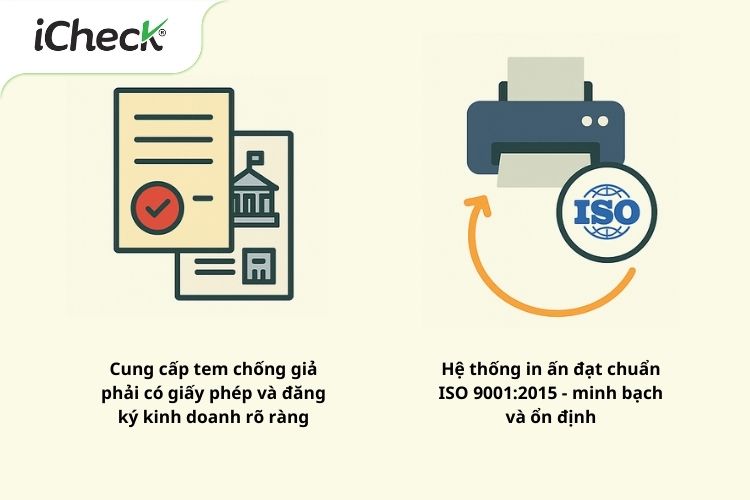 Đơn vị cung cấp phải hợp pháp, công nghệ đạt chuẩn quốc tế, quy trình minh bạch.