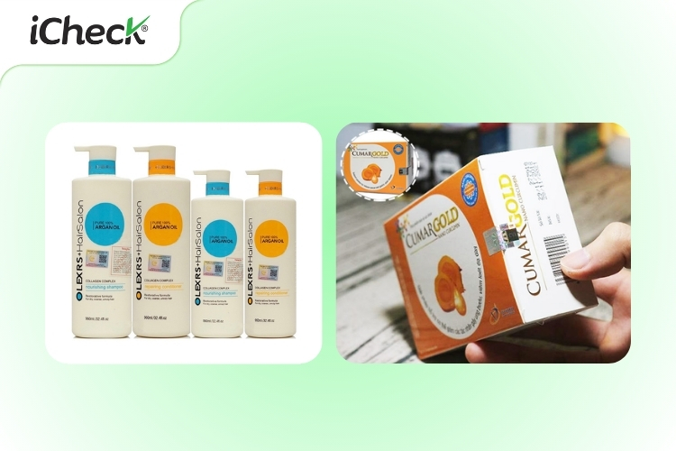 Hình ảnh tem chống giả trên mỹ phẩm và dược phẩm